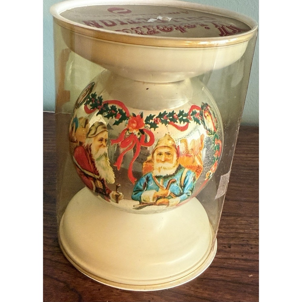 Vintage‎ American Themes Victorian Collection Glass Christmas Ornaments Santa